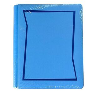 BRIGHT BLUE Creative Memories 8.5x11 Scrapbook Album & White Pages NEW NWT